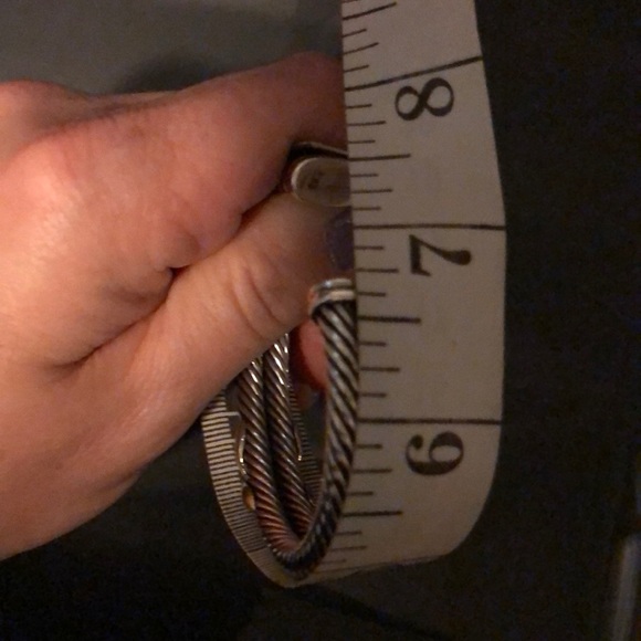 SOLD !!!!  Authentic David Yurman double X cable 5mm each. - Picture 6 of 8